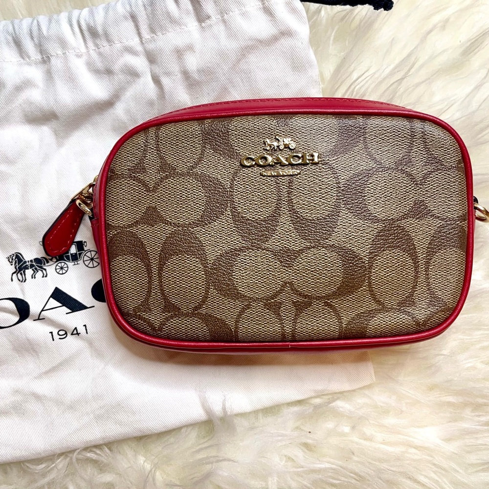 Coach Signature Belt & Crossbody Bag